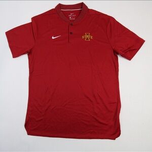 Iowa State Cyclones Nike Dri-Fit Polo Men's Maroon New